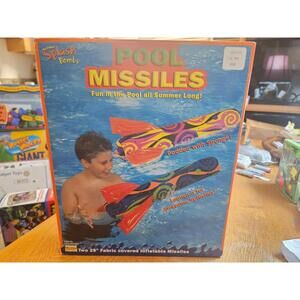 NIB Pool Fabric covered Inflatable Missles